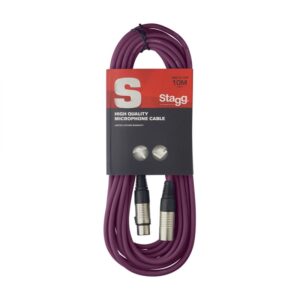 EMD S Series XLR to XLR Cable - 10m / Purple - new Microphone      XLR Cable