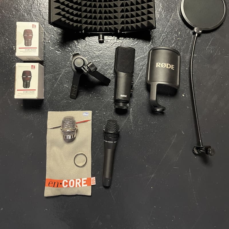 2014 - Present RODE NT-USB Condenser Microphone, etc Black - used Microphone