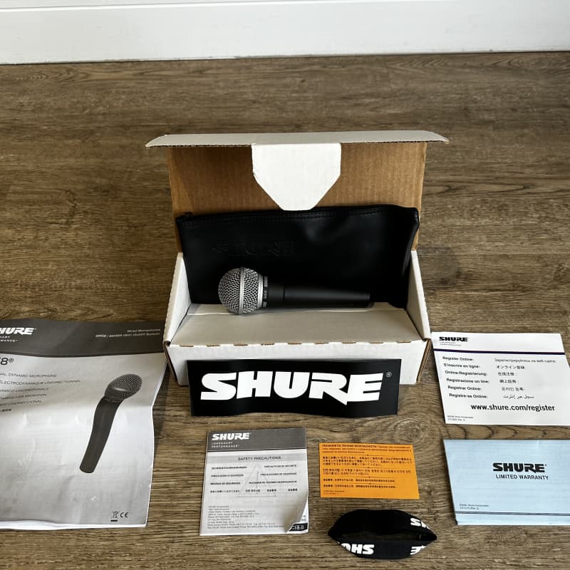 1984 - Present Shure SM58 Handheld Cardioid Dynamic Microphone... - used Microphone  Dynamic Cardioid Handheld