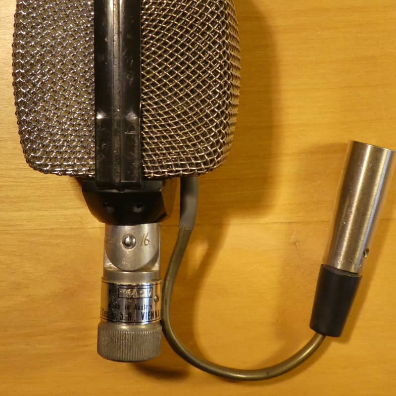 1950s - 1960s AKG D12 Cardioid Dynamic Microphone Silver / Black - used Microphone  Dynamic Cardioid