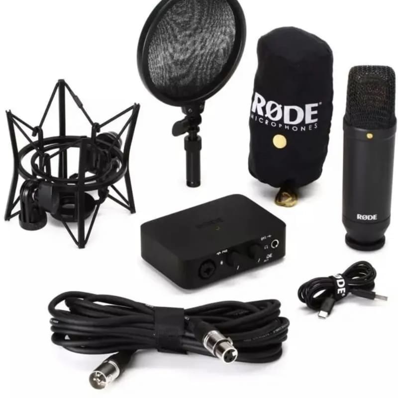 2010s RODE NT1-AI1 Complete Studio Kit with NT1 Microphone and... - used Microphone