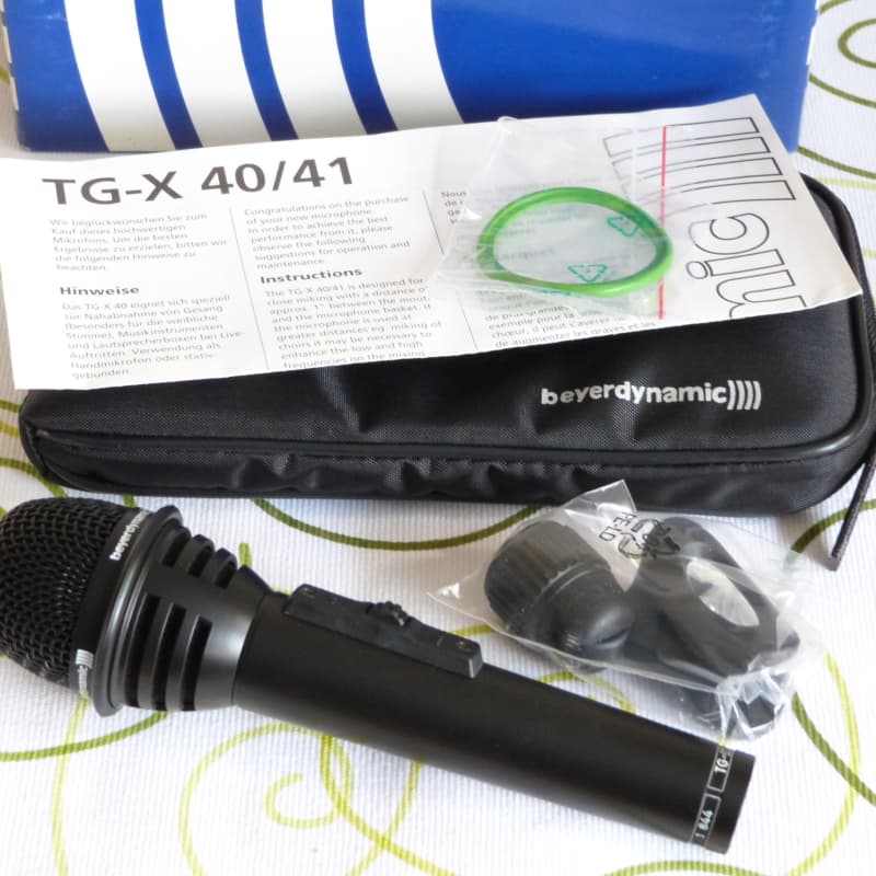 1980s Beyerdynamic TG-X41 Cardioid Dynamic Microphone Black - used Microphone  Dynamic Cardioid