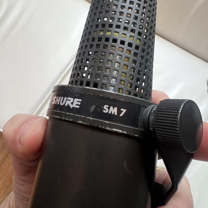 1980s Shure SM7 Cardioid Dynamic Microphone Black – used Microphone  Dynamic