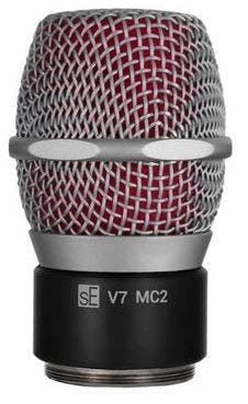 sE Electronics V7 Dynamic Mic CAPSULE ONLY suitable for Sennheiser Wireless Systems Black & Grey Grille