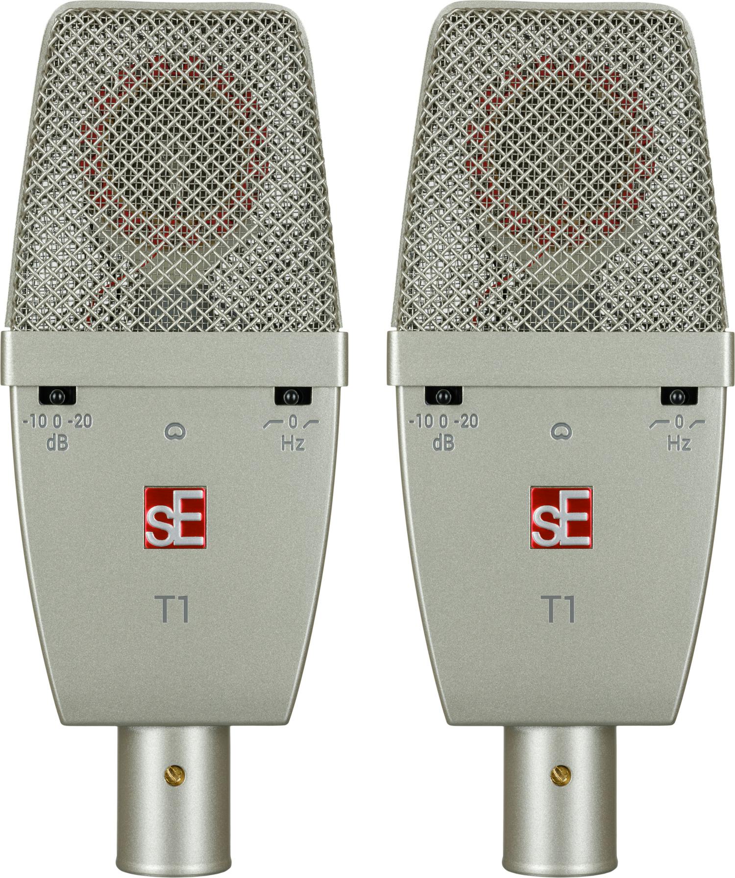 sE Electronics T1 (P), LDC, Titanium Capsule, Cardioid, Matched pair Condenser Microphone