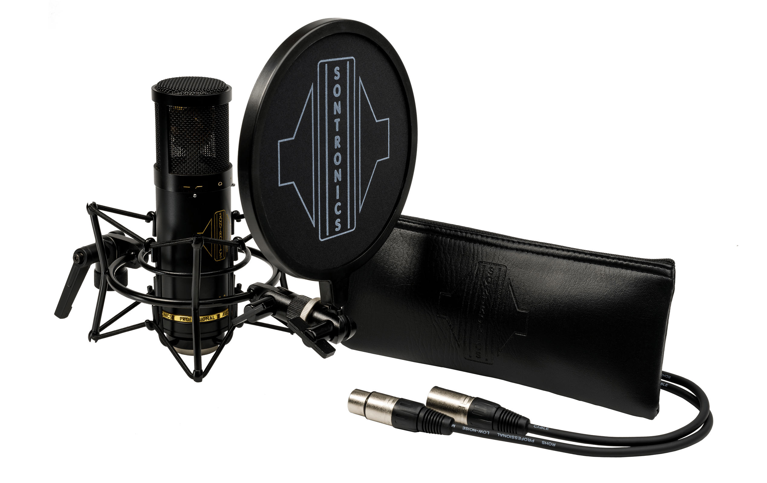 Sontronics STC-2 Pack with Large Diaphragm Microphone in Black & Shockmount