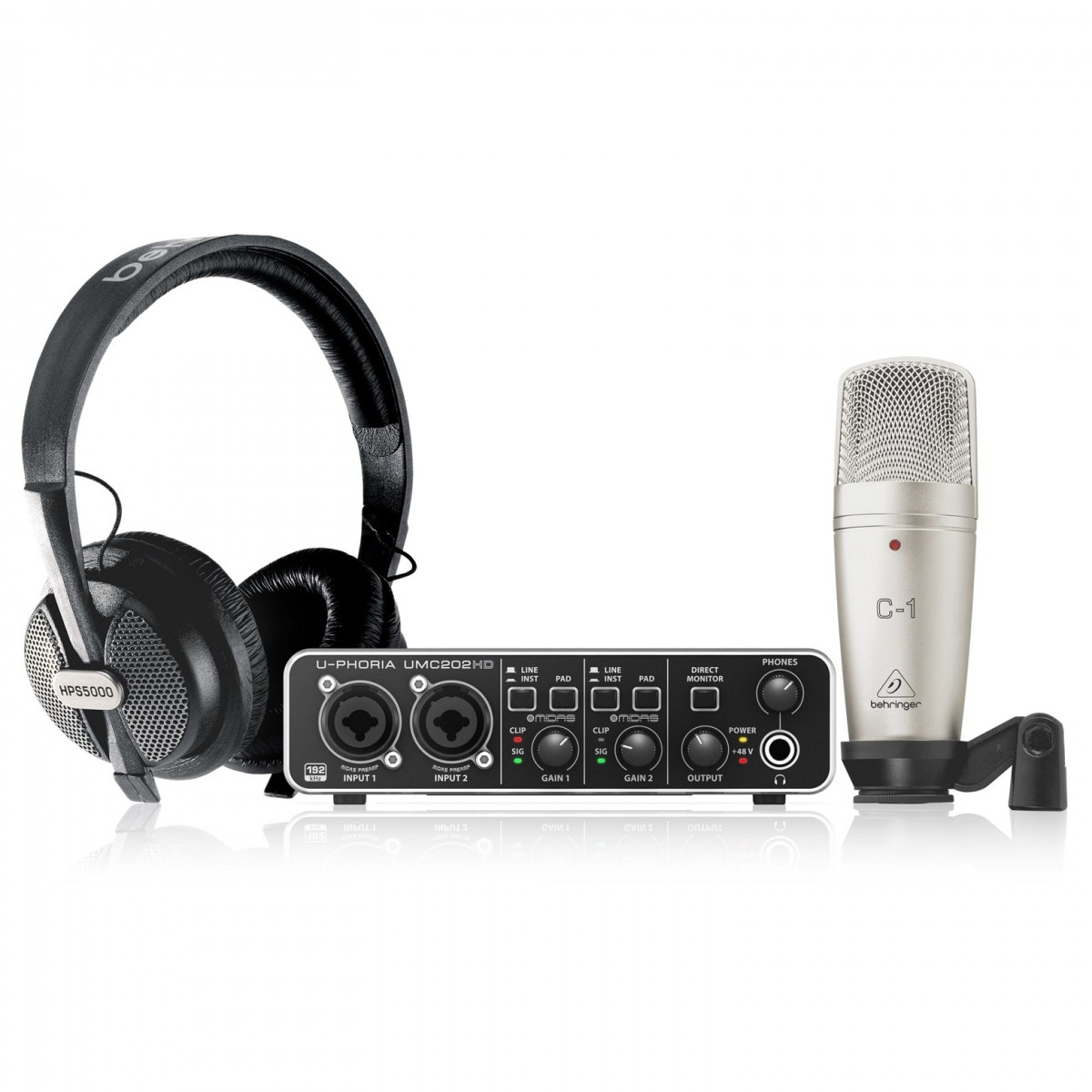 Behringer U-PHORIA STUDIO PRO Complete Recording Bundle