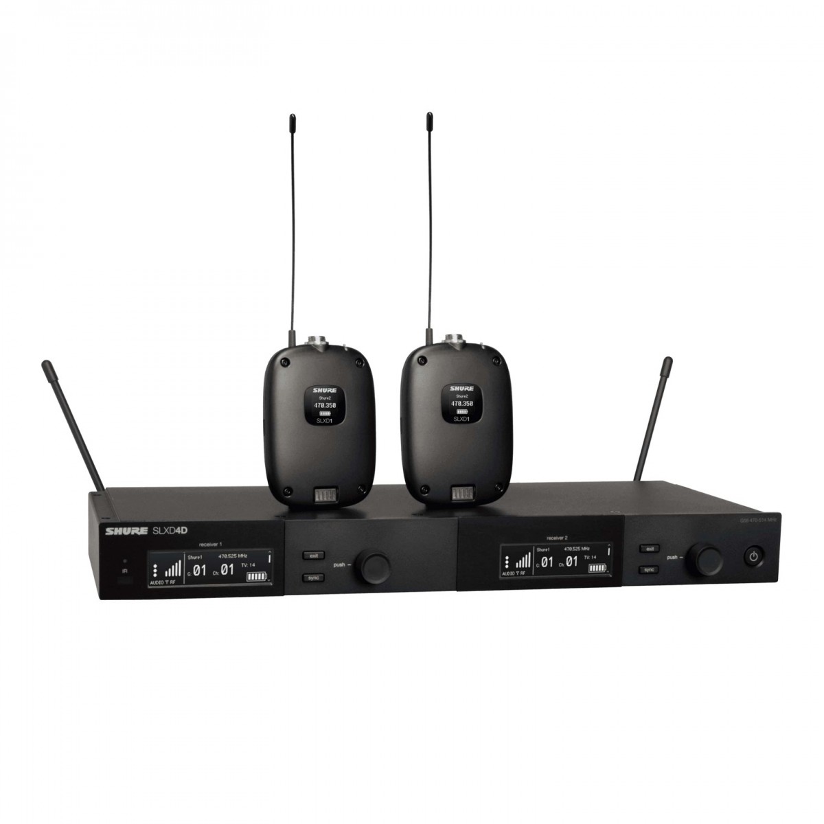 Shure SLXD14D-K59 Dual Wireless Guitar System