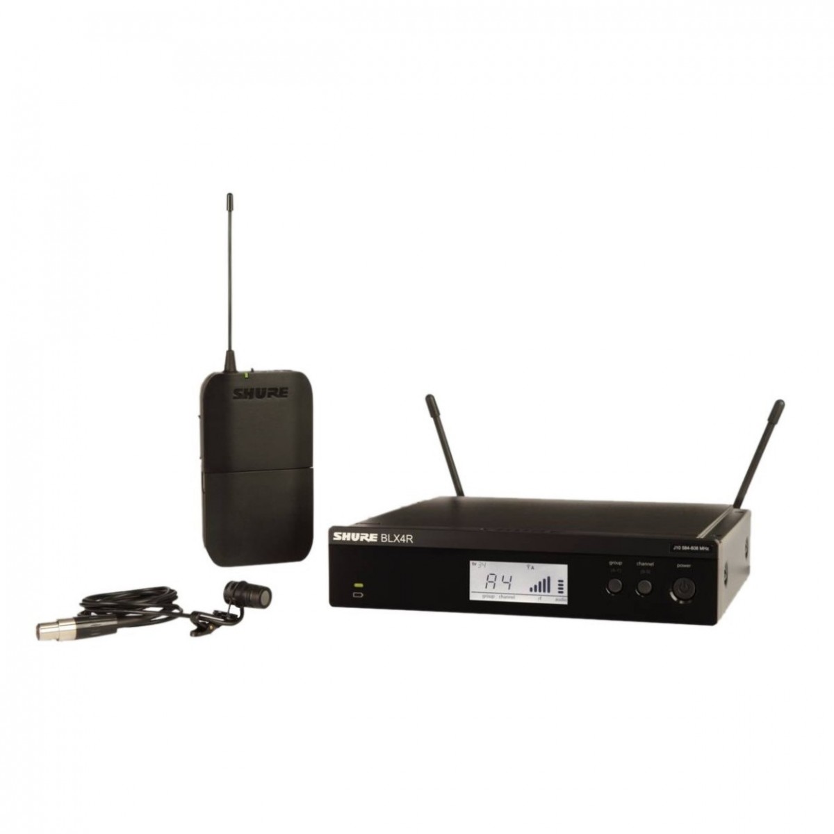 Shure BLX14R/W85-K3E Rack Mount Wireless Lavalier System with WL185