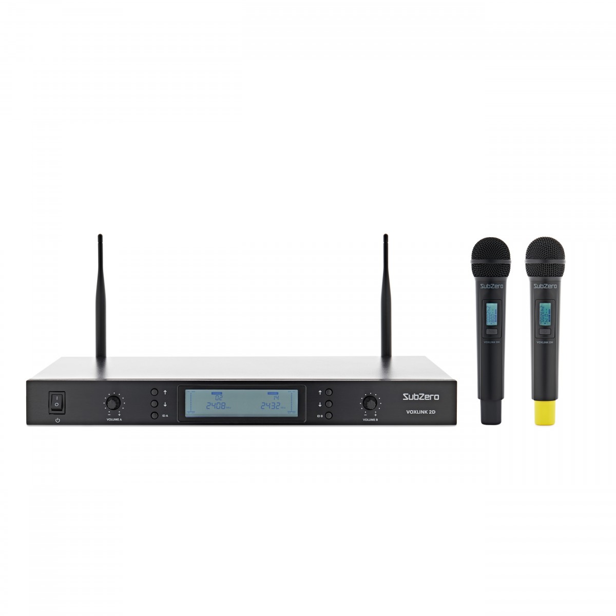 SubZero VOXLINK-2DH Dual Digital Wireless Handheld Mic System