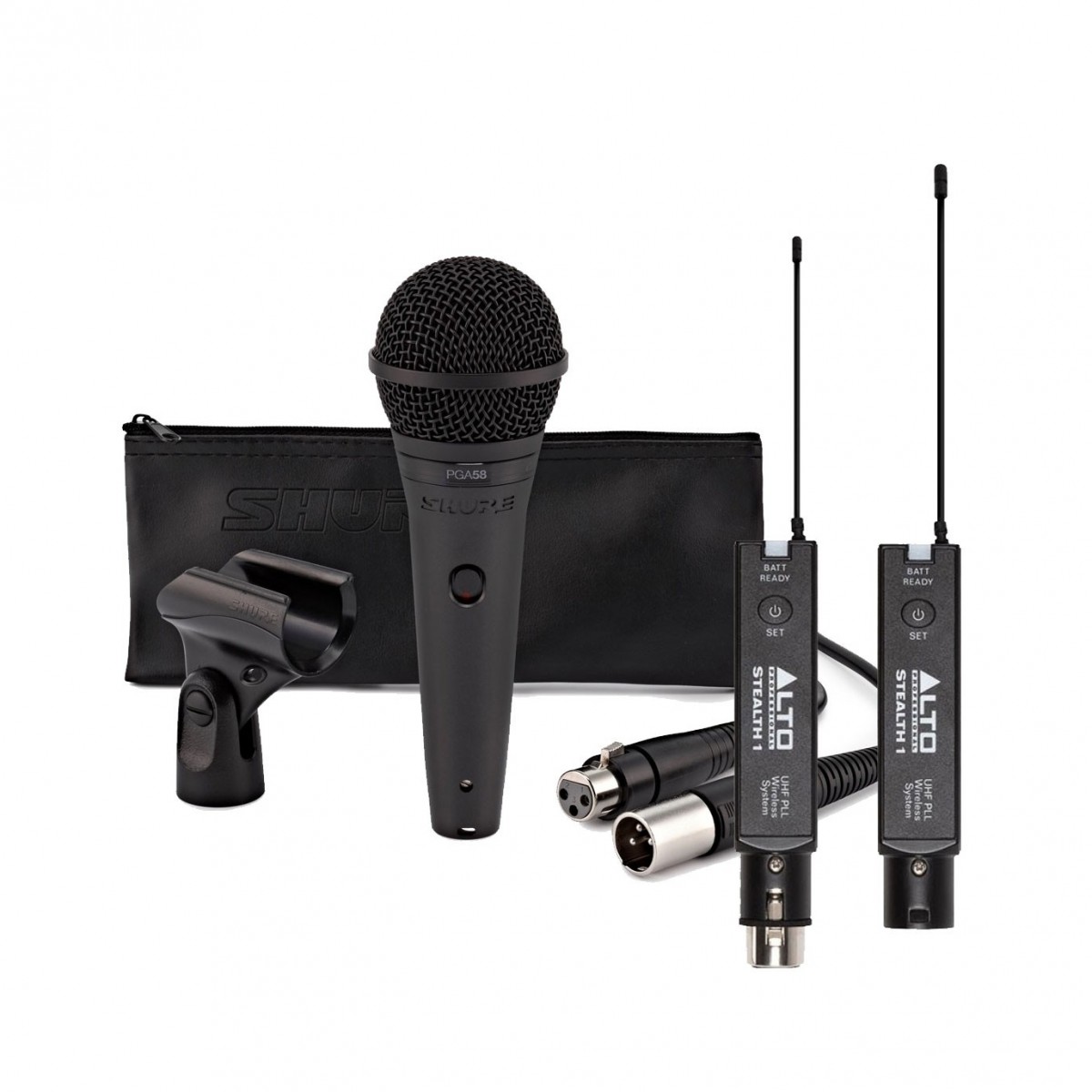 Alto Professional Stealth 1 UHF XLR Wireless System with Shure PGA58