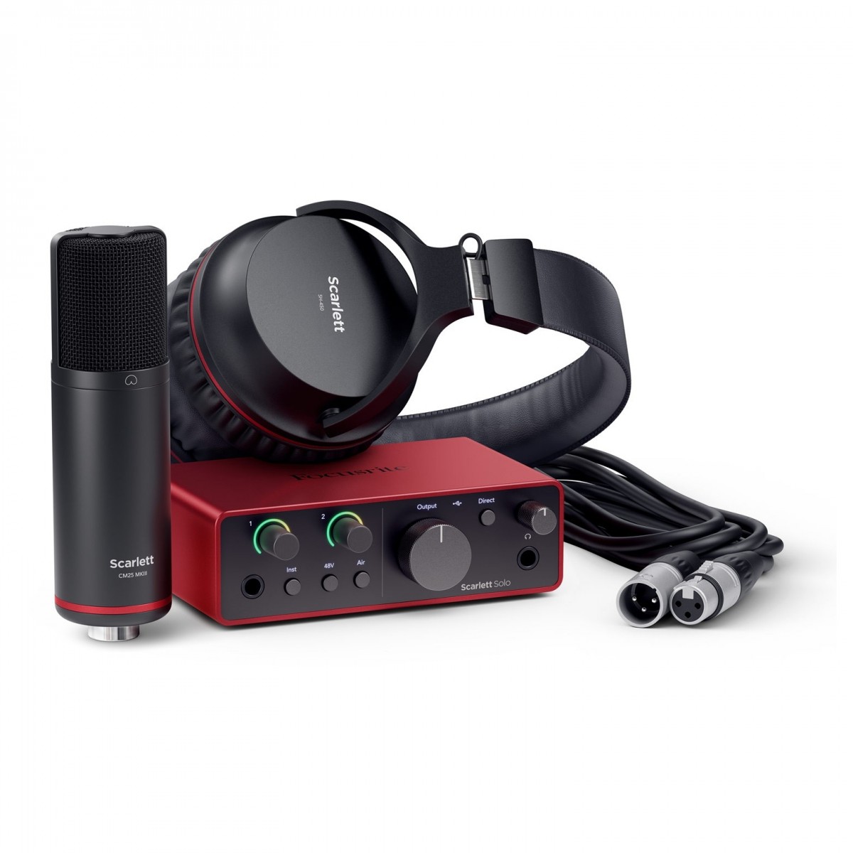 Focusrite Scarlett Solo Studio 4th Gen Recording Pack