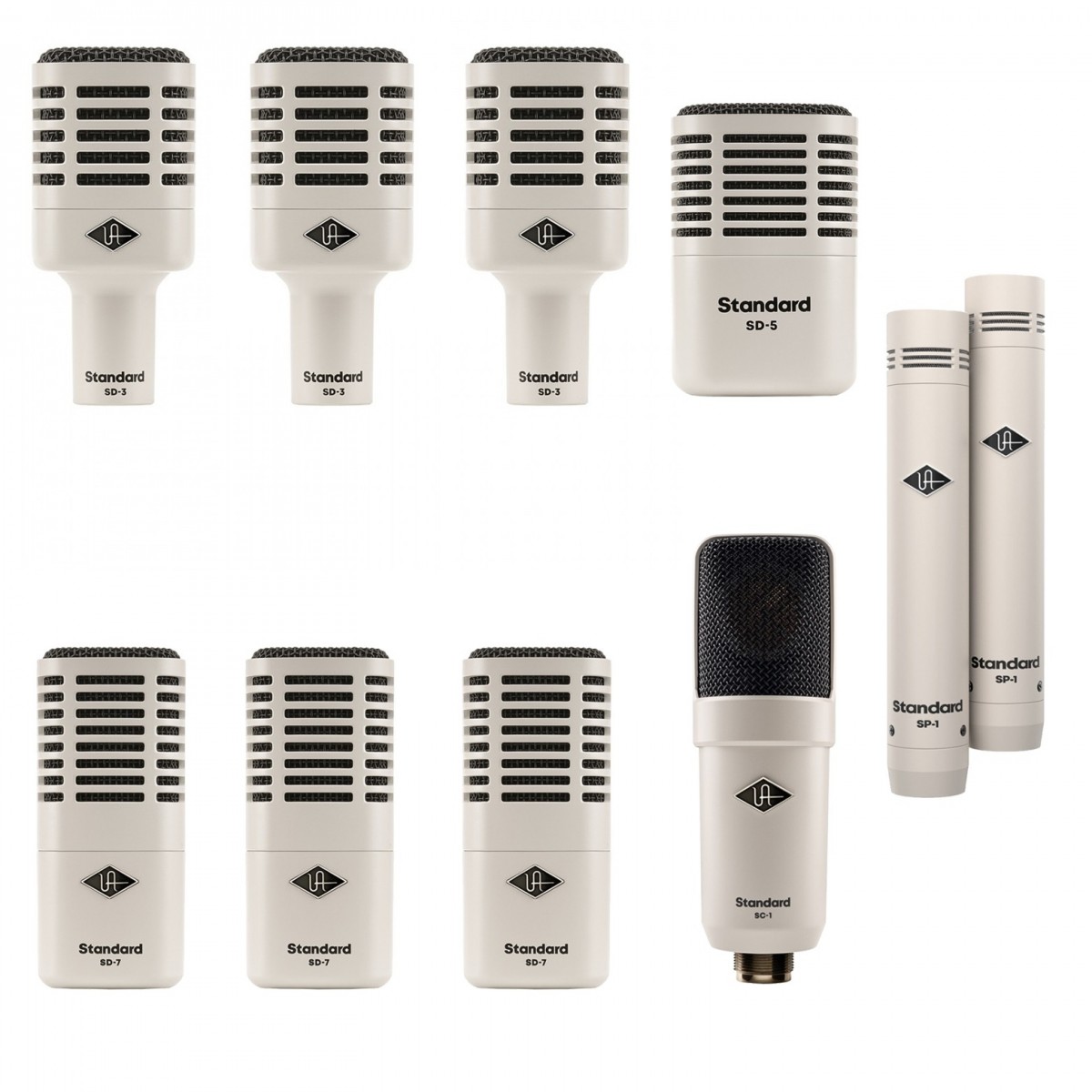 Universal Audio Studio Mic Set with Hemisphere Modeling (10-Piece)