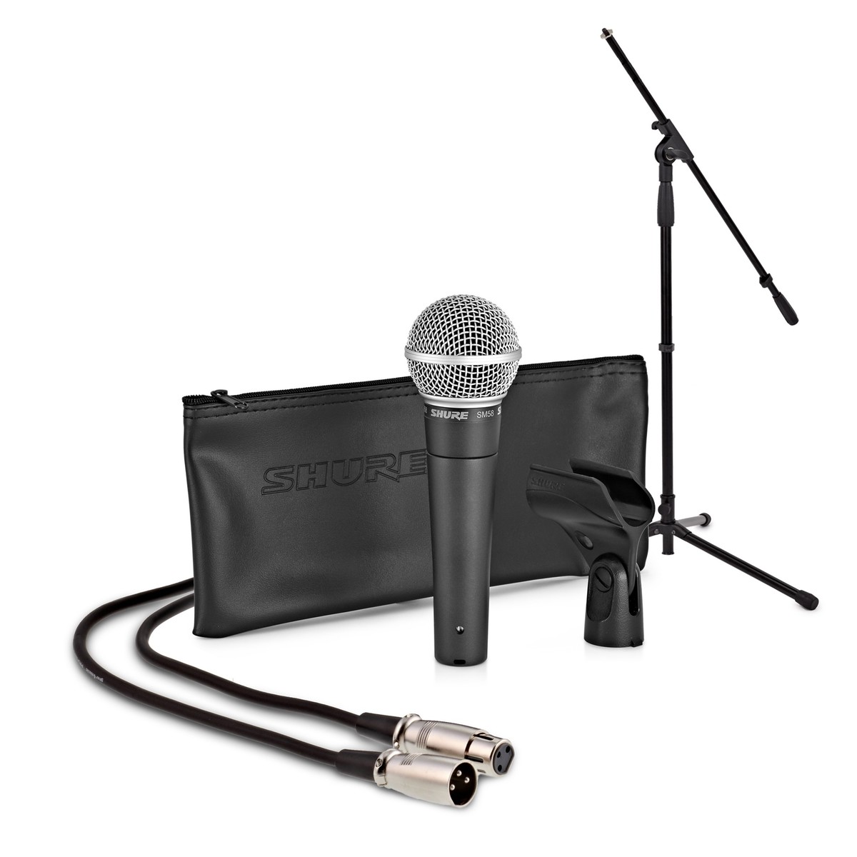 Shure SM58 Dynamic Vocal Mic with Stand and Cable