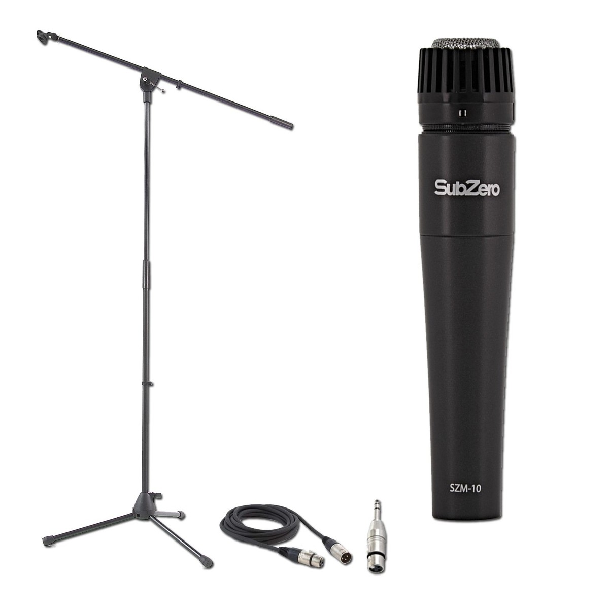 SubZero Dynamic Instrument Mic with Cable and Mic Stand