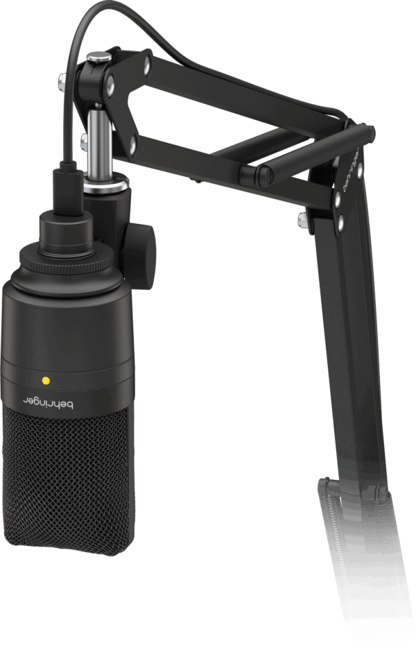 Behringer D3 PODCAST BUNDLE - Professional USB Podcast Microphone with Boom Arm & Pop Filter