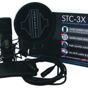 Sontronics STC-3X Black Multi Pattern Microphone Pack
