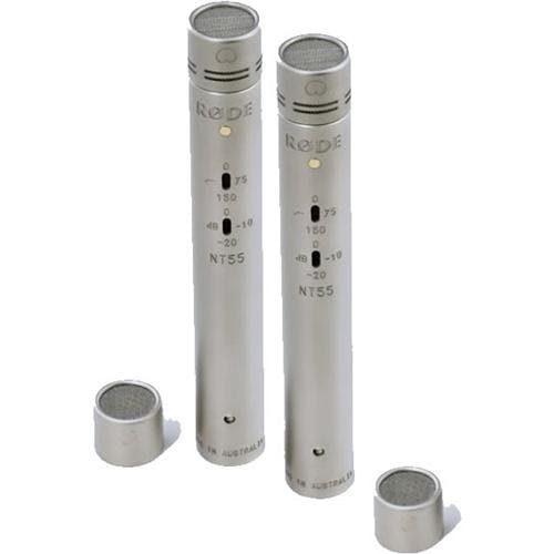 Rode NT55 Stereo Matched Pair | Cardioid & Omni Capsules
