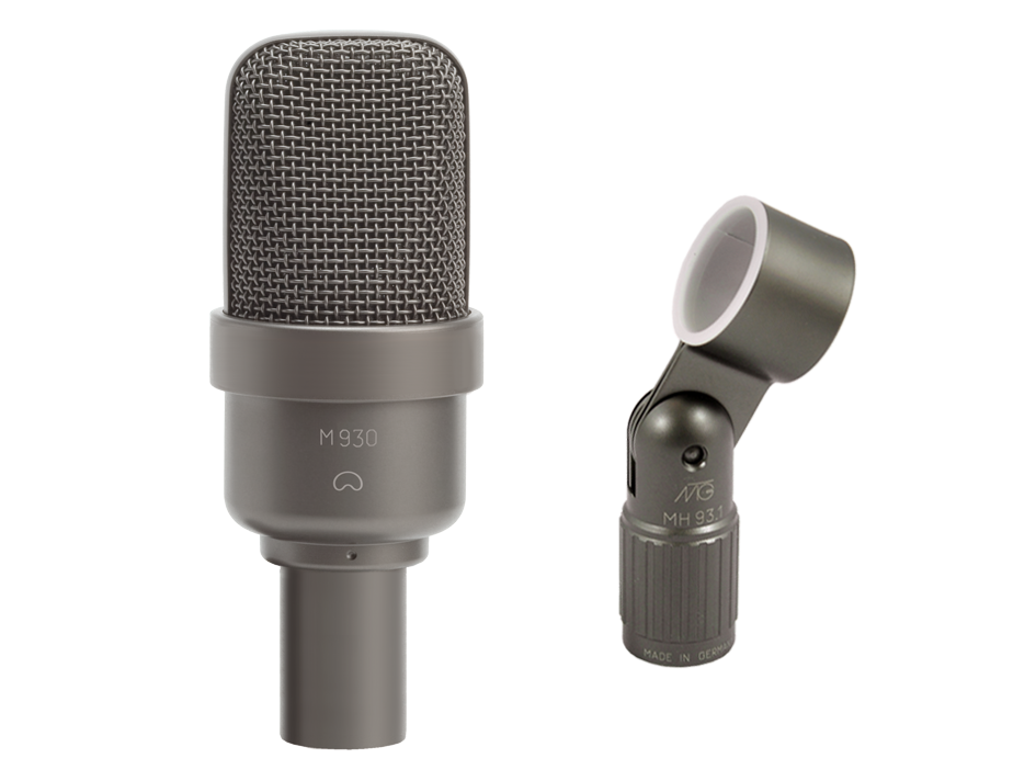 Microtech Gefell M930 Large Diaphragm FET Condenser Microphone in Dark Bronze