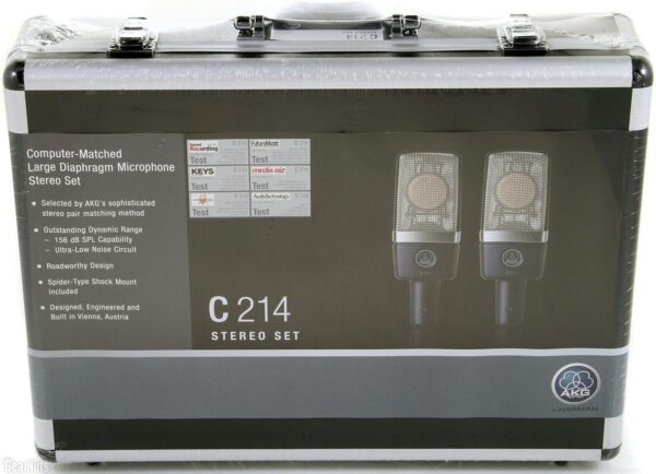 AKG C214 Stereo Set with Case