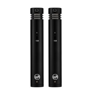 Warm Audio WA-84 Small Diaphragm Condenser Microphone Stereo pair in Black