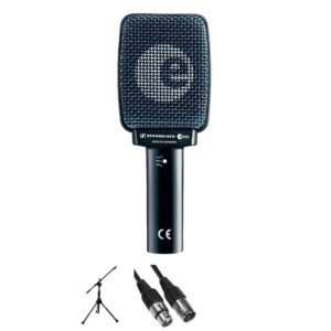 Sennheiser E906 Dynamic Instrument Microphone Bundle with Cable & Low Profile Stand