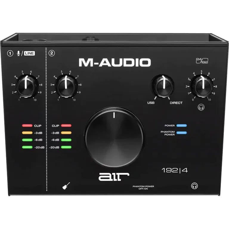 M-Audio AIR 192-4 Bundle with SE Electronics X1A Mic, Stand and XLR Cable