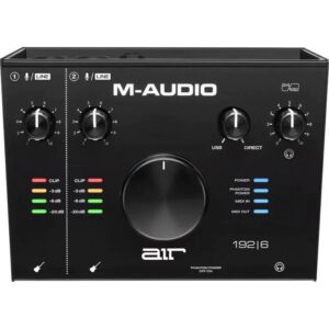 M-Audio AIR 192-6 Bundle with SE Electronics X1A Mic, Stand and XLR Cable