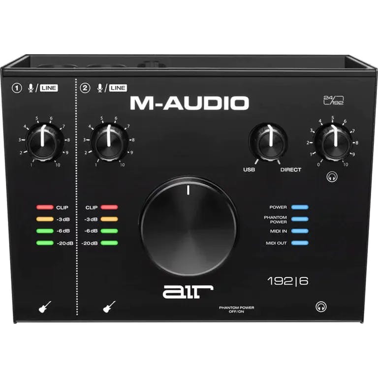 M-Audio AIR 192-6 Bundle with SE Electronics X1A Mic, Stand and XLR Cable