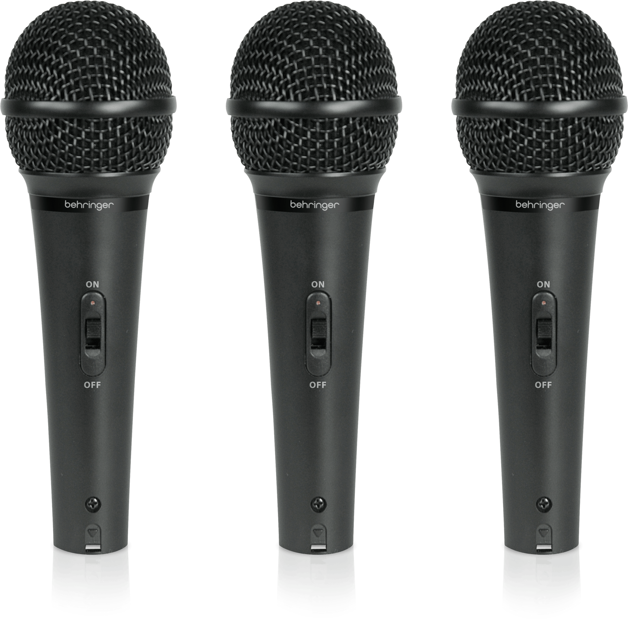 Behringer XM1800S 3 Dynamic Cardioid Microphones