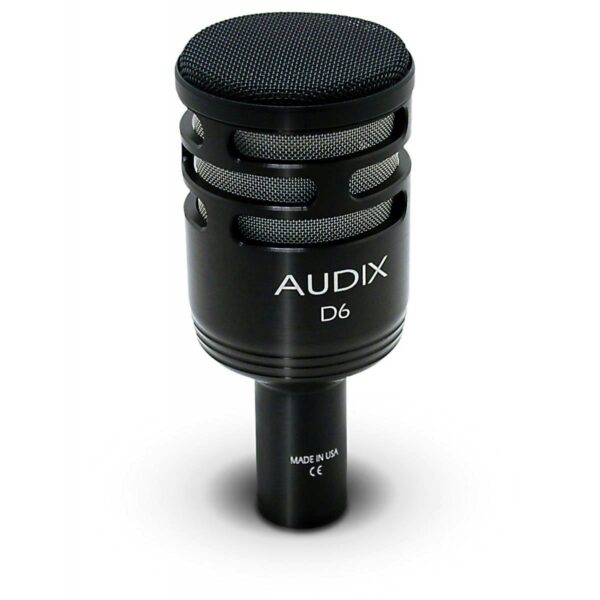 Audix D6 Kick Drum Microphone Bundle with Mic Stand and XLR Cable