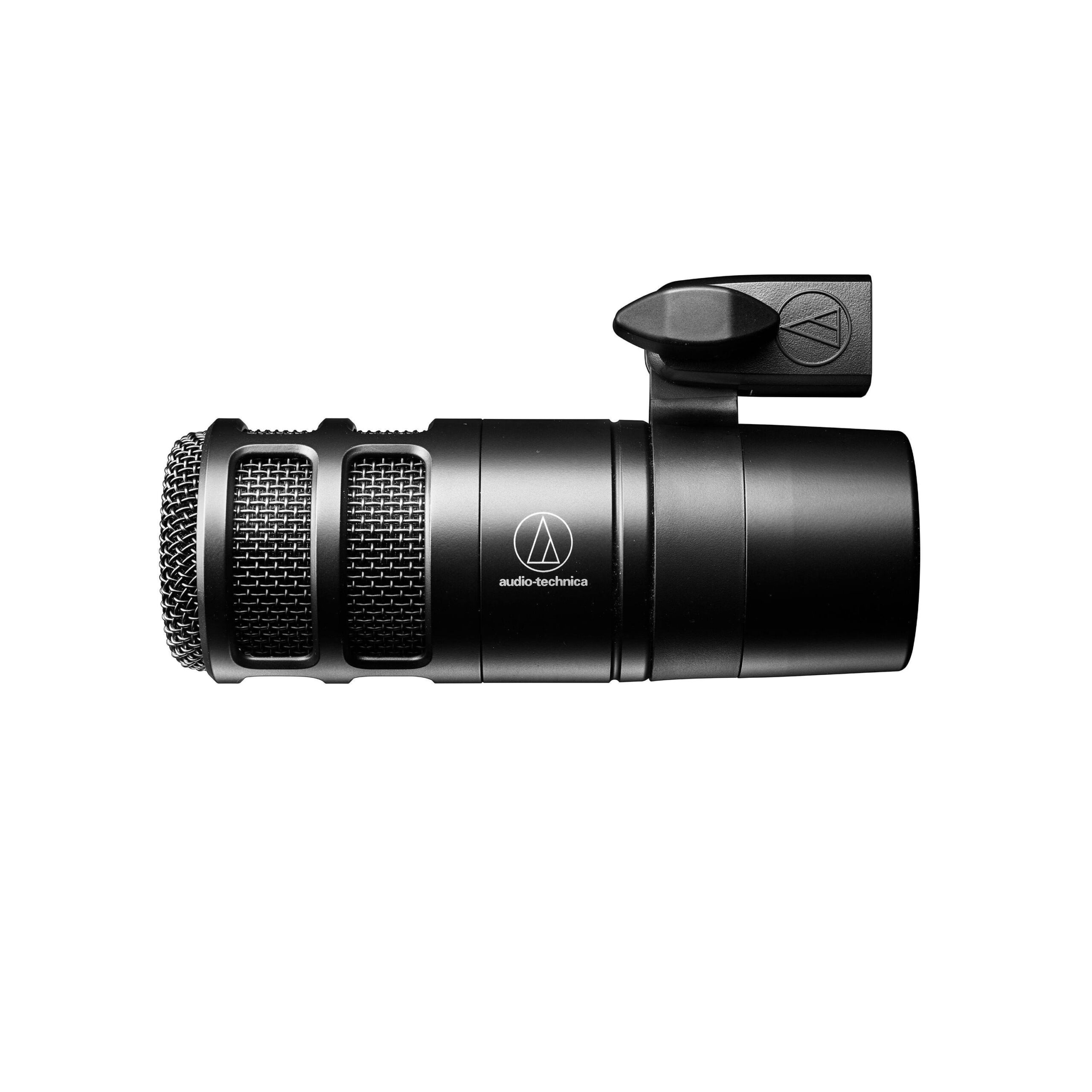 Audio Technica AT2040 Dynamic Podcast Microphone Bundle with Mic Stand and XLR Cable
