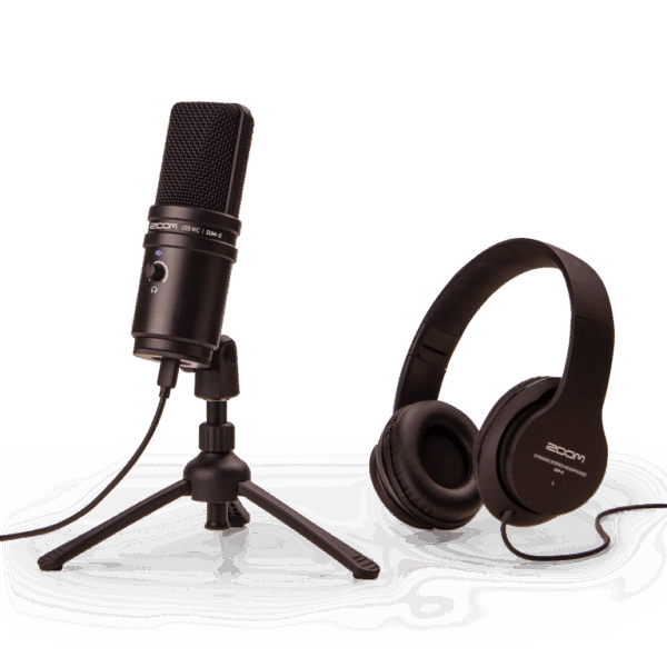 Zoom ZUM-2PMP USB Podcast Mic Pack