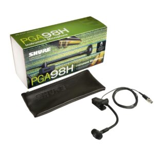 Shure PGA98H Cardioid Condenser Gooseneck Instrument Microphone With TA4F Connector
