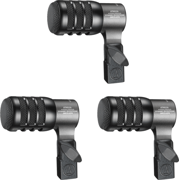Audio Technica ATM230 Drum Microphone 3 Pack