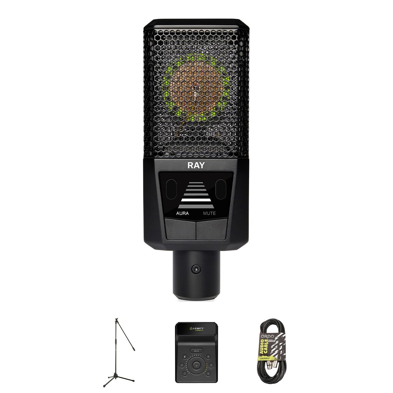 Lewitt Connect 2 Audio Interface Bundle with Lewitt Ray Condenser Mic