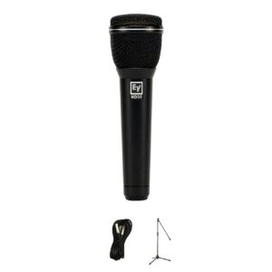 ElectroVoice ND96 Bundle with Mic Stand and XLR Cable