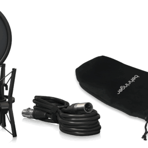 Behringer TM1 Dark Edition - Complete Recording Package with Large Diaphragm Condenser Microphone in Black