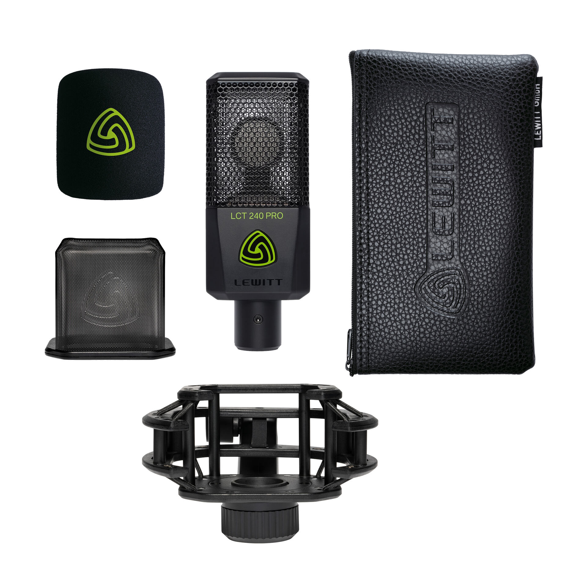 Lewitt LCT 240 Pro Vocal Set w/ Shockmount & Magnetic Pop Filter