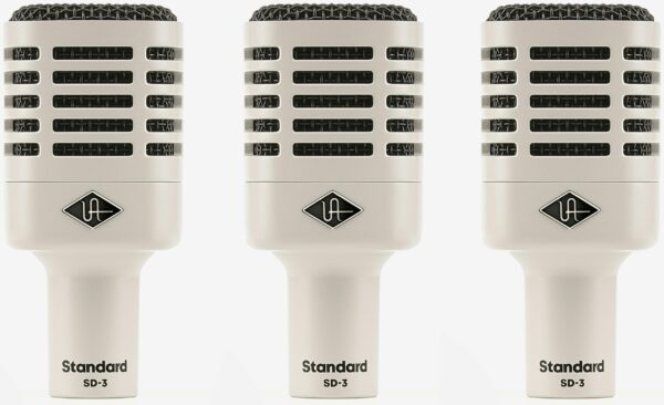 Universal Audio SD-3 Dynamic Microphone (3-Pack) with Hemisphere Modeling