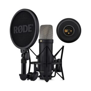Rode NT1 5th Generation with SM6 Shockmount & Pop Filter - Black