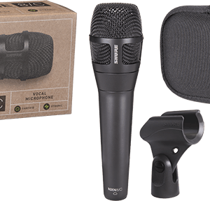 Shure Nexadyne Cardioid Vocal Microphone including mic clip & protective case, Black