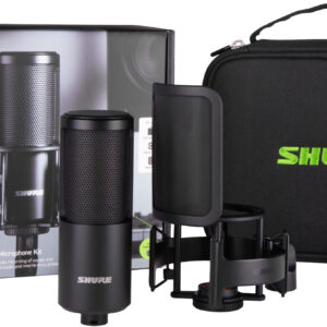 Shure SM4 Dual Diaphragm Condenser Microphone including Shock Mount,Magnetic Pop Filter & Carry Case