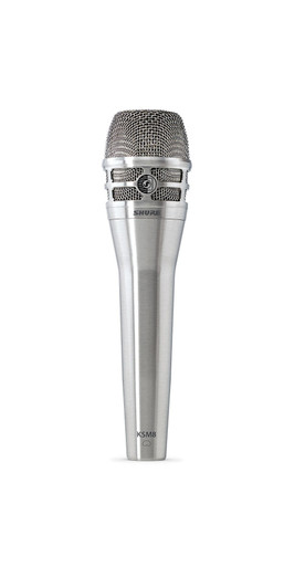 Shure KSM8 Dualdyne Dual-diaphragm Vocal Mic in Brushed Nickel