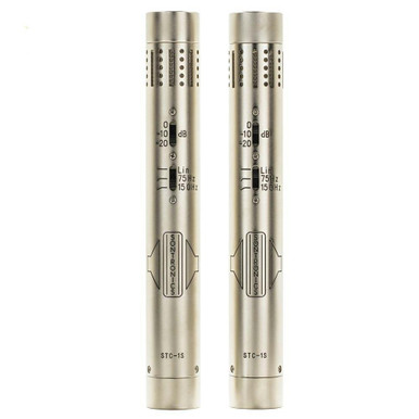 Sontronics STC-1S Silver Small Diaphragm Microphone - Stereo Pair