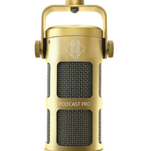 Sontronics Podcast Pro Dynamic Microphone in Gold