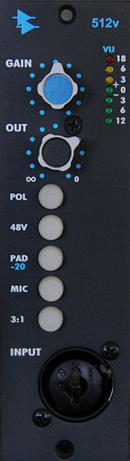 API 500 series 512V Mic Preamp