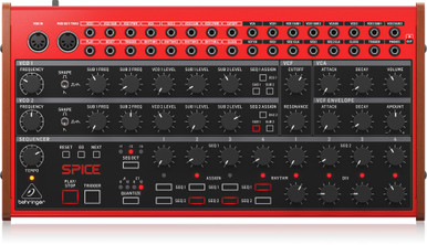 B Stock Behringer SPICE Analog Semi-Modular Polyrhythmic Synthesizer, Damaged Packaging