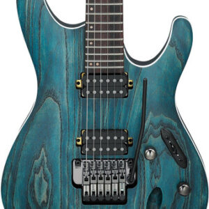Ibanez S520AH-OBF S Series HH Edge-Zero II Electric Guitar in Cosmic Blue Flat