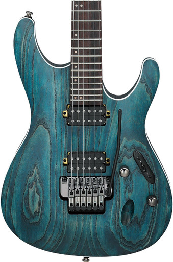 Ibanez S520AH-OBF S Series HH Edge-Zero II Electric Guitar in Cosmic Blue Flat
